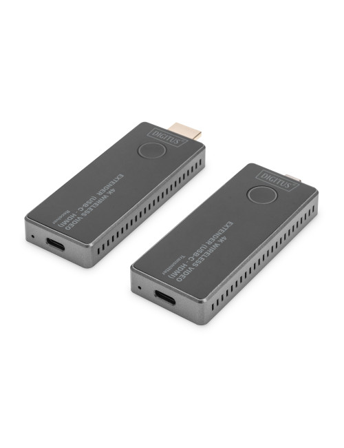 Digitus | 4K Wireless Video Extender, 30 m (USB-C - HDMI) | DS-55324 | Black/Silver