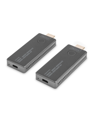 Digitus | 4K Wireless Video Extender, 30 m (HDMI - HDMI) | DS-55323 | Black/Silver