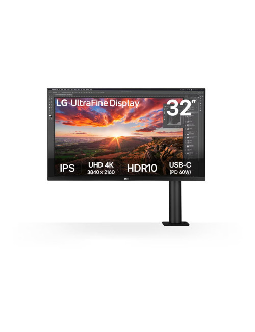 LG 32UN880K-B | 32 " | IPS | 16:9 | 60 Hz | 5 ms | 3840 x 2160 pixels | 350 cd/m | HDMI ports quantity 2