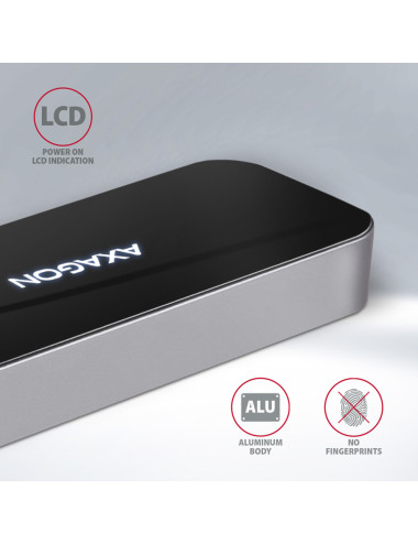 AXAGON SuperSpeed USB-C COMBO 6in1 Hub | HMC-6GL