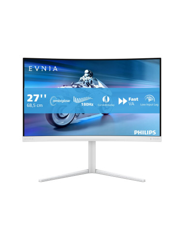 Philips 27M2C5201L/00 | 27 " | VA | 16:9 | 180 Hz | 1 ms | 1920 x 1080 pixels | 300 cd/m | HDMI ports quantity 2 | White