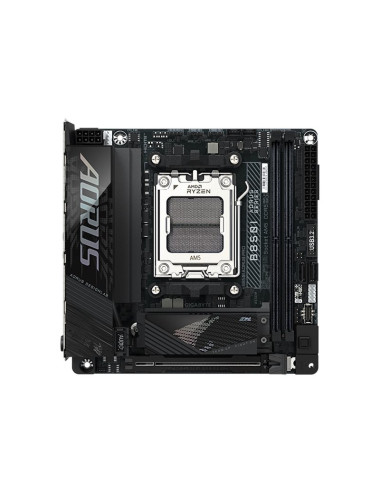 Gigabyte B850I AORUS PRO | Processor family AMD | Processor socket AM5 | DDR5 | Supported hard disk drive interfaces SATA, M.2 |