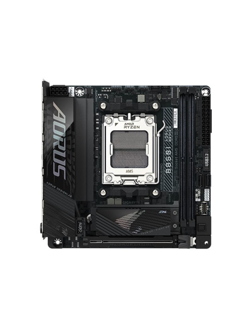 Gigabyte B850I AORUS PRO | Processor family AMD | Processor socket AM5 | DDR5 | Supported hard disk drive interfaces SATA, M.2 |