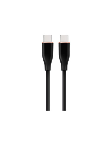 Cablexpert | Premium Silicon Type-C Power Delivery (PD) Charging and Data Cable, 1.5 m | CC-USB2S-CMCM-1.5M-BK