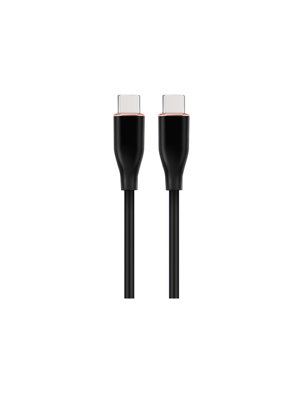 Cablexpert | Premium Silicon Type-C Power Delivery (PD) Charging and Data Cable, 1.5 m | CC-USB2S-CMCM-1.5M-BK