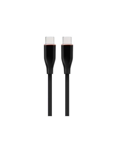 Cablexpert | Premium Silicon Type-C Power Delivery (PD) Charging and Data Cable, 1.5 m | CC-USB2S-CMCM-1.5M-BK