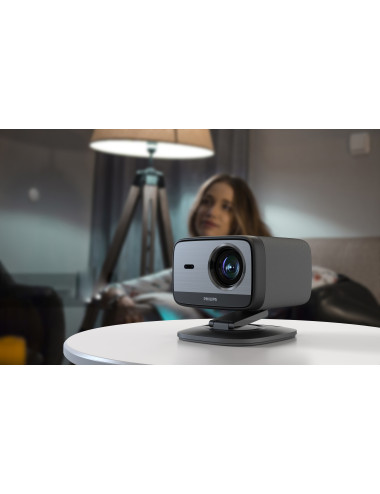 Philips | NeoPix 450 Smart | Full HD (1920x1080) | 500 ANSI lumens | Dark Grey | Smart Projector | Wi-Fi