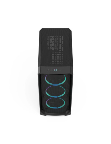 Fractal Design Meshify 3 | Black RGB TG Light Tint | Mid-Tower | Power supply included No | ATX