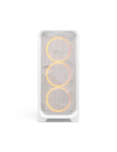 Fractal Design Meshify 3 | White RGB TG Clear Tint | Mid-Tower | Power supply included No | ATX