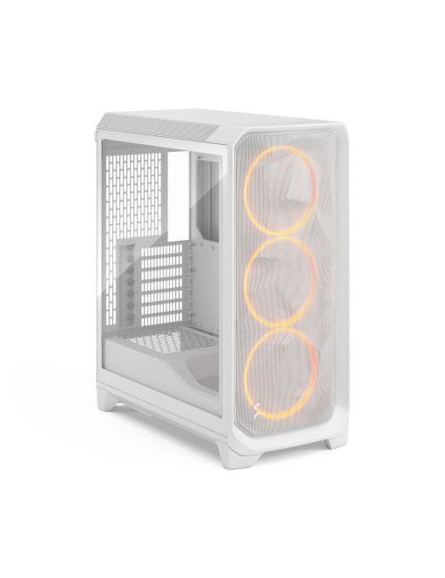 Fractal Design Meshify 3 | White RGB TG Clear Tint | Mid-Tower | Power supply included No | ATX