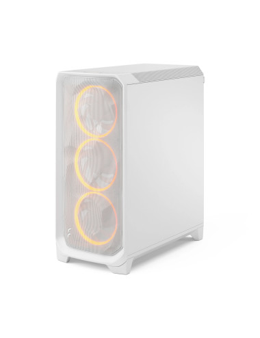 Fractal Design Meshify 3 | White RGB TG Clear Tint | Mid-Tower | Power supply included No | ATX