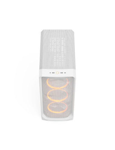 Fractal Design Meshify 3 | White RGB TG Clear Tint | Mid-Tower | Power supply included No | ATX