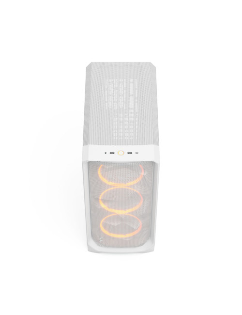 Fractal Design Meshify 3 | White RGB TG Clear Tint | Mid-Tower | Power supply included No | ATX