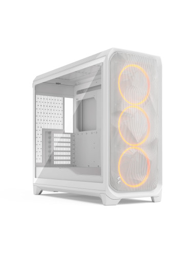 Fractal Design Meshify 3 XL | White RGB TG Clear Tint | Mid-Tower | Power supply included No | ATX