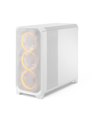 Fractal Design Meshify 3 XL | White RGB TG Clear Tint | Mid-Tower | Power supply included No | ATX