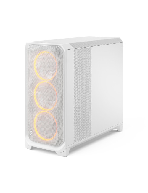 Fractal Design Meshify 3 XL | White RGB TG Clear Tint | Mid-Tower | Power supply included No | ATX