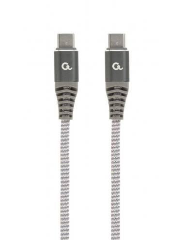 Cablexpert | 100 W Type-C Power Delivery (PD) premium charging and data cable, 1.5 m | CC-USB2B-CMCM100-1.5M