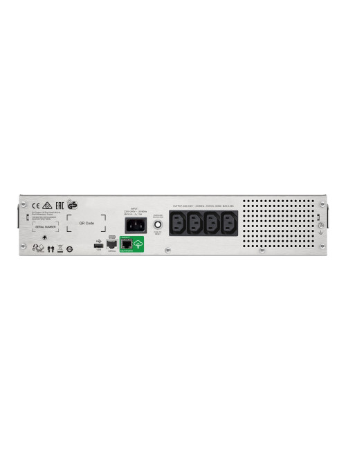 Schneider Electric APC Smart-UPS C, Rackmount 2U, 4x IEC C13 outlets, SmartConnect port, USB and serial communication, AVR, grap