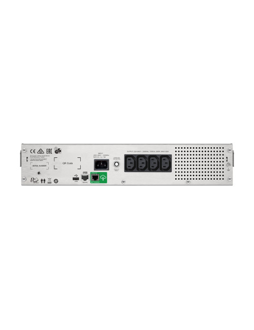 Schneider Electric APC Smart-UPS C, Rackmount 2U, 4x IEC C13 outlets, SmartConnect port, USB and serial communication, AVR, grap