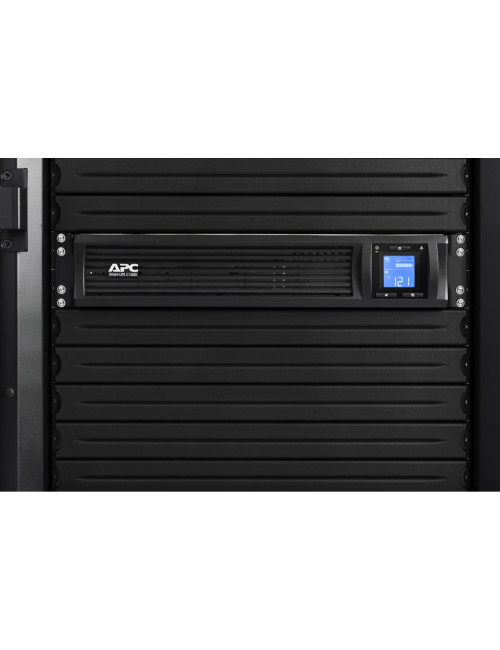 Schneider Electric APC Smart-UPS C, Rackmount 2U, 4x IEC C13 outlets, SmartConnect port, USB and serial communication, AVR, grap