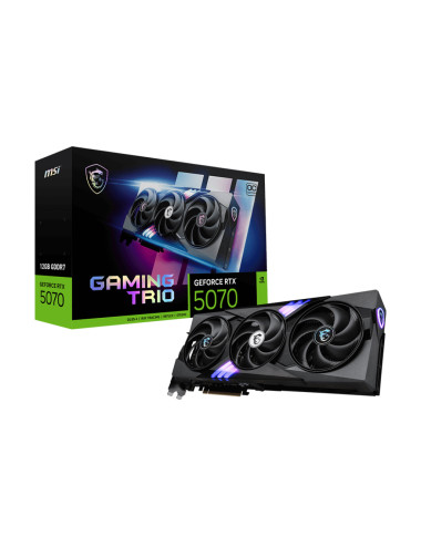 MSI GeForce RTX 5070 12G GAMING TRIO OC | NVIDIA | 12 GB | GeForce RTX 5070 | GDDR7 | HDMI ports quantity 1 | PCI Express Gen 5