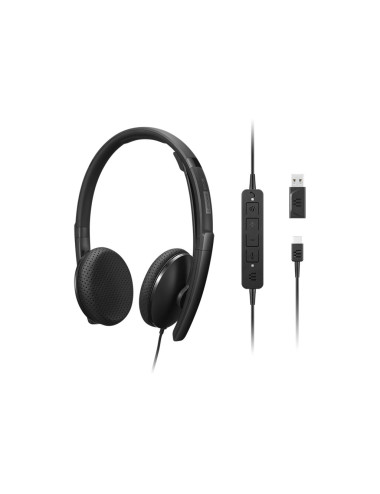 Lenovo Headset (Teams) | VoIP | Wired | Black