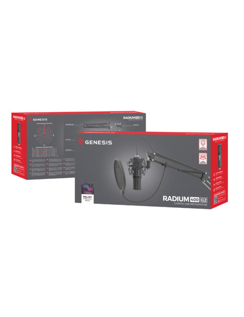 Genesis | Condenser Microphone | Radium 400 G2 | Black