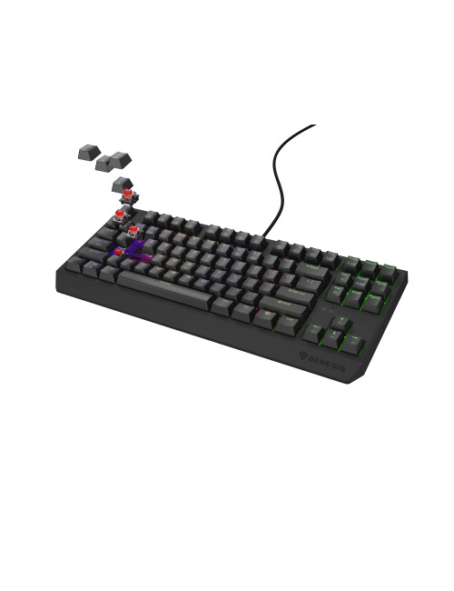 Genesis THOR 230 TKL | Mechanical Gaming Keyboard | Wired | US | Black | USB Type-A | Linear