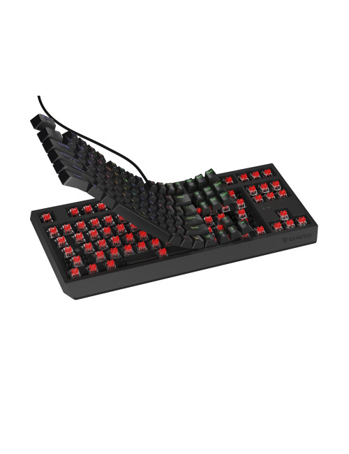 Genesis THOR 230 TKL | Mechanical Gaming Keyboard | Wired | US | Black | USB Type-A | Linear