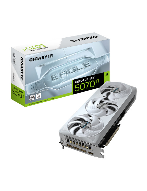 Gigabyte GeForce RTX 5070 Ti EAGLE OC ICE SFF 16G | NVIDIA | 16 GB | GeForce RTX 5070 Ti | GDDR7 | HDMI ports quantity 1 | PCI-E