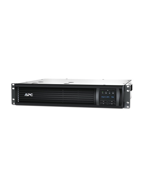 Schneider Electric Smart-UPS, Rackmount 2U, SmartConnect port+SmartSlot, AVR, LCD | SMT750RMI2UC | 750 VA | 500 W