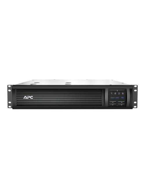 Schneider Electric Smart-UPS, Rackmount 2U, SmartConnect port+SmartSlot, AVR, LCD | SMT750RMI2UC | 750 VA | 500 W