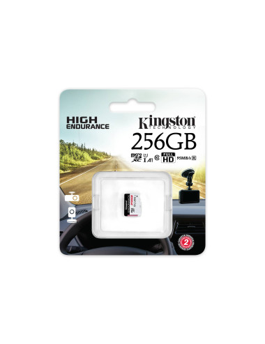 Kingston Endurance 95R | 256 GB | microSDXC | Flash memory class Class 10, UHS-I