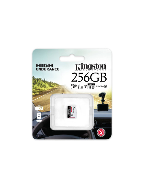 Kingston Endurance 95R | 256 GB | microSDXC | Flash memory class Class 10, UHS-I