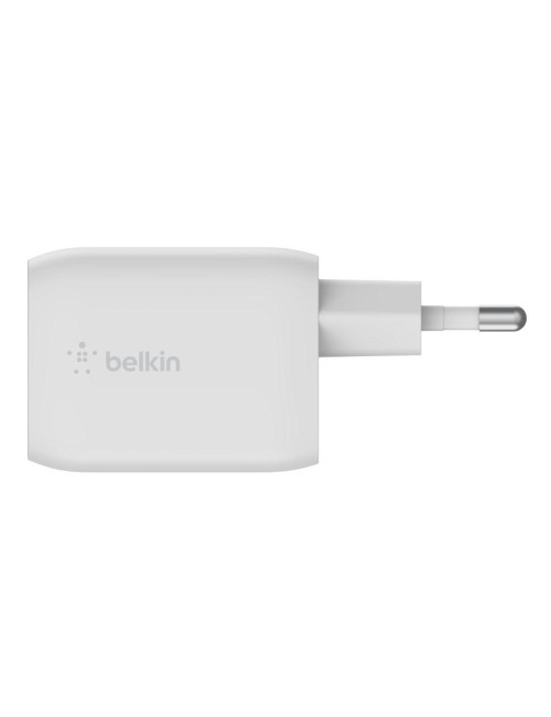 Belkin USB-C GaN PD PPS Dual Wall Charger, 65W | WCH013vfWH