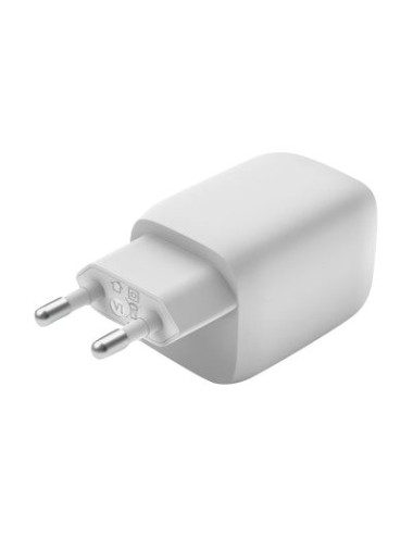 Belkin USB-C GaN PD PPS Dual Wall Charger, 65W | WCH013vfWH