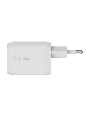 Belkin USB-C GaN PD PPS Dual Wall Charger, 65W | WCH013vfWH