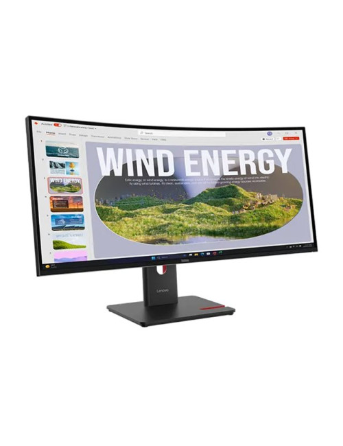 Lenovo ThinkVision | T34WD-40 | 34 " | VA | 21:9 | 120 Hz | 4 ms | 3440 x 1440 pixels | 300 cd/m | HDMI ports quantity 1 | Eclip