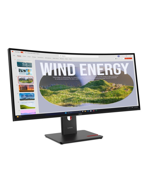 Lenovo ThinkVision | T34WD-40 | 34 " | VA | 21:9 | 120 Hz | 4 ms | 3440 x 1440 pixels | 300 cd/m | HDMI ports quantity 1 | Eclip