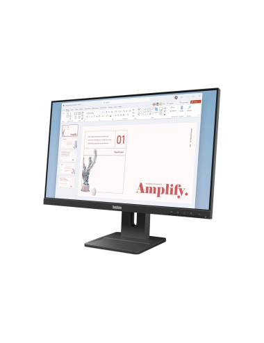 Lenovo ThinkVision E24-40 | 23.8 " | IPS | 16:9 | 100 Hz | 4 ms | 1920 x 1080 pixels | 250 cd/m | HDMI ports quantity 1 | Raven 