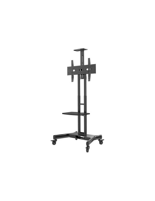 Neomounts Floor stand | NM-M1700BLACK TV trolley | Adjustable Height | 32-75 " | Maximum weight (capacity) 50 kg | Black