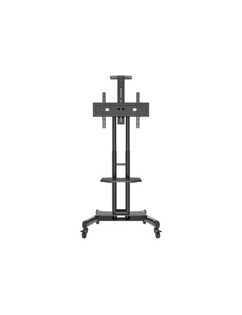 Neomounts Floor stand | NM-M1700BLACK TV trolley | Adjustable Height | 32-75 " | Maximum weight (capacity) 50 kg | Black
