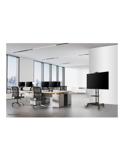 Neomounts Floor stand | NM-M1700BLACK TV trolley | Adjustable Height | 32-75 " | Maximum weight (capacity) 50 kg | Black