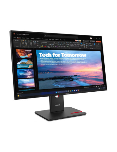 Lenovo ThinkVision | T27QD-40 | 27 " | IPS | 16:9 | 120 Hz | 4 ms | 2560 x 1440 pixels | 350 cd/m | HDMI ports quantity 1 | Ecli