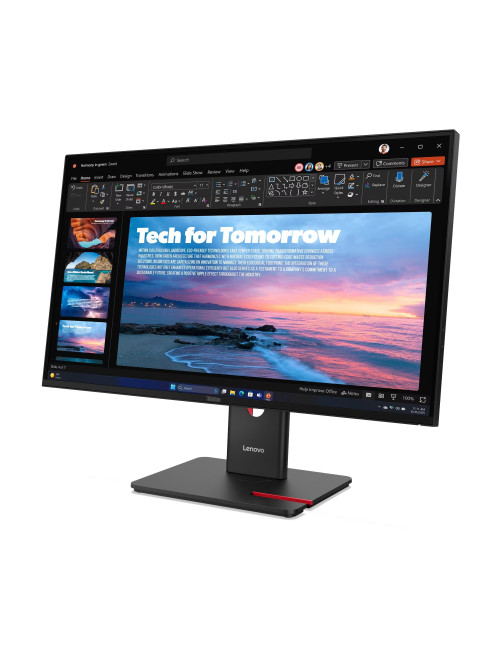 Lenovo ThinkVision | T27QD-40 | 27 " | IPS | 16:9 | 120 Hz | 4 ms | 2560 x 1440 pixels | 350 cd/m | HDMI ports quantity 1 | Ecli