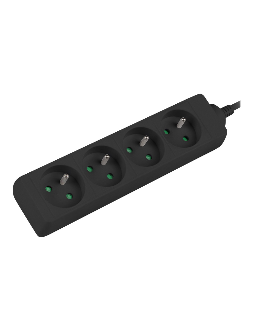 Power strip 1m 4x outlets for UPS system | PS0-04E-0100-IEC-BK | Sockets quantity 4
