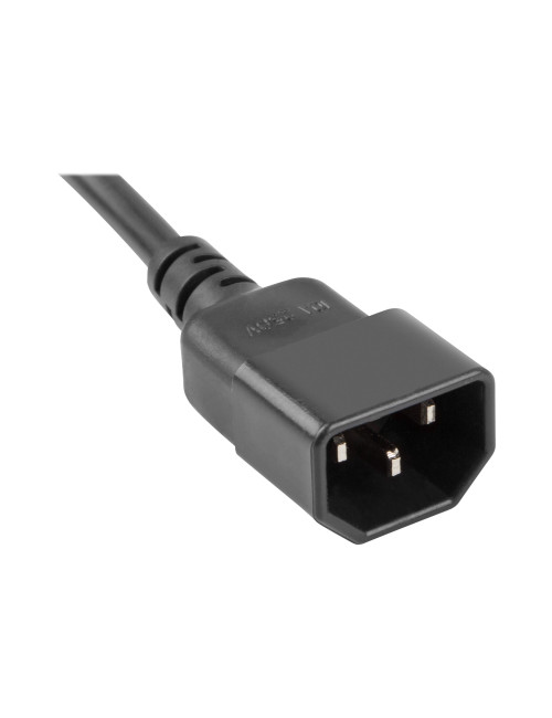 Power strip 1m 4x outlets for UPS system | PS0-04E-0100-IEC-BK | Sockets quantity 4