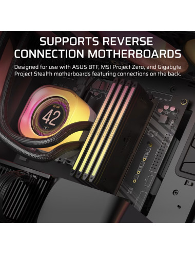 Corsair PC Case | iCUE LINK 5000T LX RGB | Black | Mid-Tower | Power supply included No