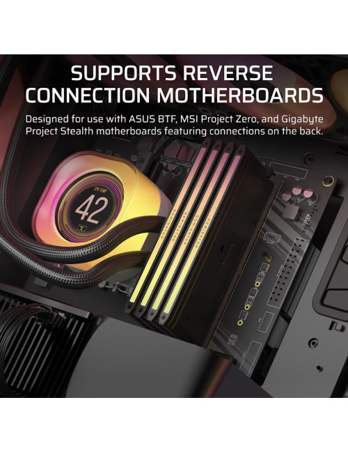 Corsair PC Case | iCUE LINK 5000T LX RGB | Black | Mid-Tower | Power supply included No