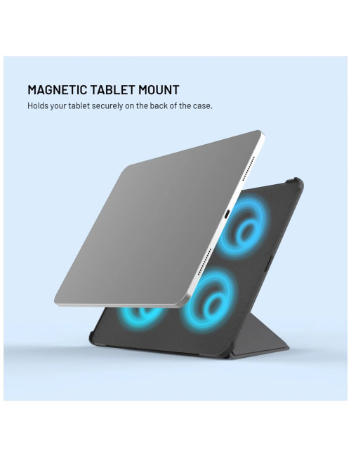 Fixed | Trinity Case | 10.9-11 " | Cover | Apple iPad 10.9" (2022)/iPad 11" (2025) | Black